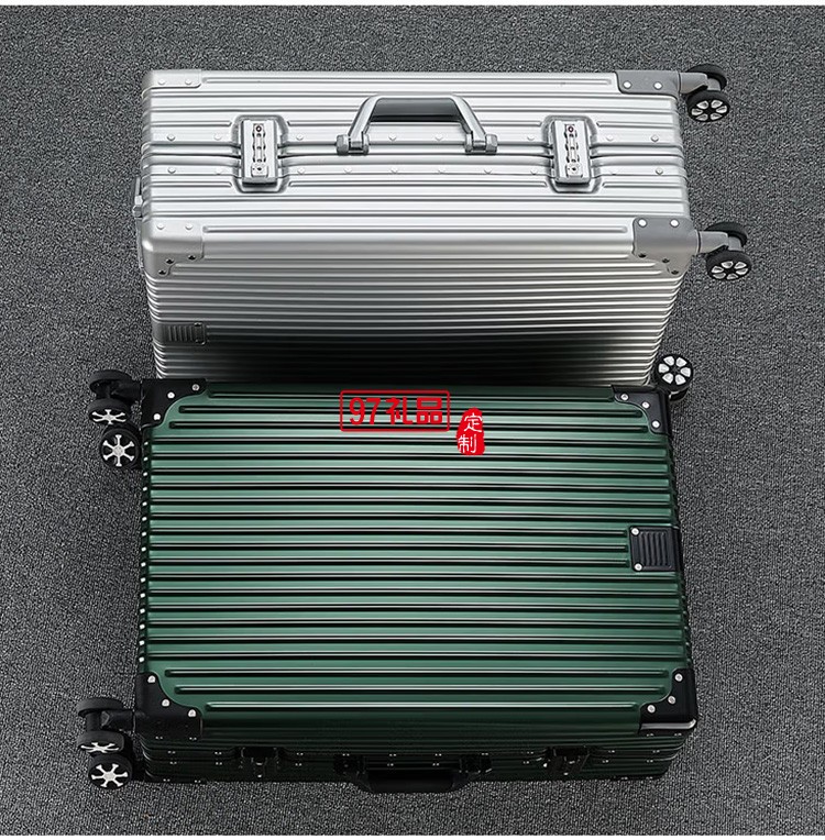 泰夢鋁鎂合金拉桿箱20英寸鋁框登機(jī)箱TM-1805定制公司廣告禮品