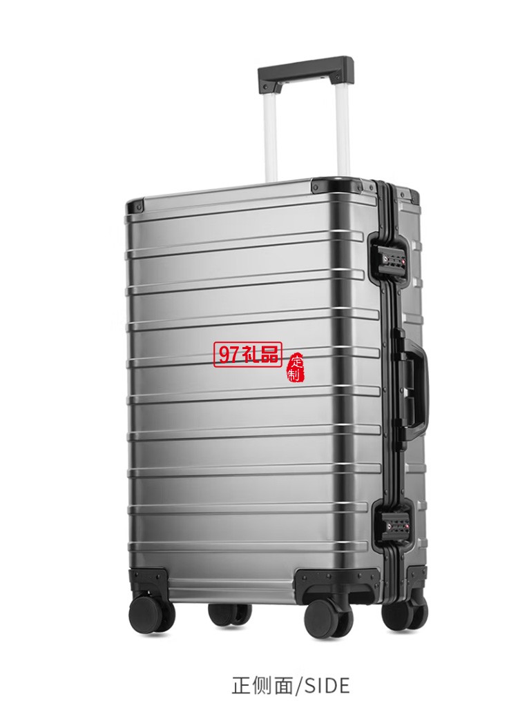 泰夢(mèng) 行李箱鋁鎂合金拉桿箱金屬旅行箱TM-1909定制公司廣告禮品