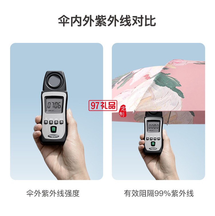 女神節(jié)專(zhuān)屬小紅書(shū)爆款8骨三折手開(kāi)黑膠雙層傘遮陽(yáng)傘手開(kāi)晴雨傘