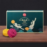 富錦桃里淘氣桃山皮月餅禮盒廣式糕點(diǎn)多口味中秋送禮640克