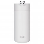 迪樂(lè)貝爾可愛(ài)熊貓系列周邊紀(jì)念伴手禮水杯316不銹鋼便攜提手保溫杯