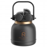 樂(lè)序rano316不銹鋼保溫杯大容量女生高顏值保溫壺抹茶曲奇