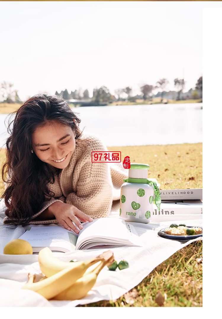樂(lè)序rano316不銹鋼保溫杯大容量女生高顏值清涼保溫杯