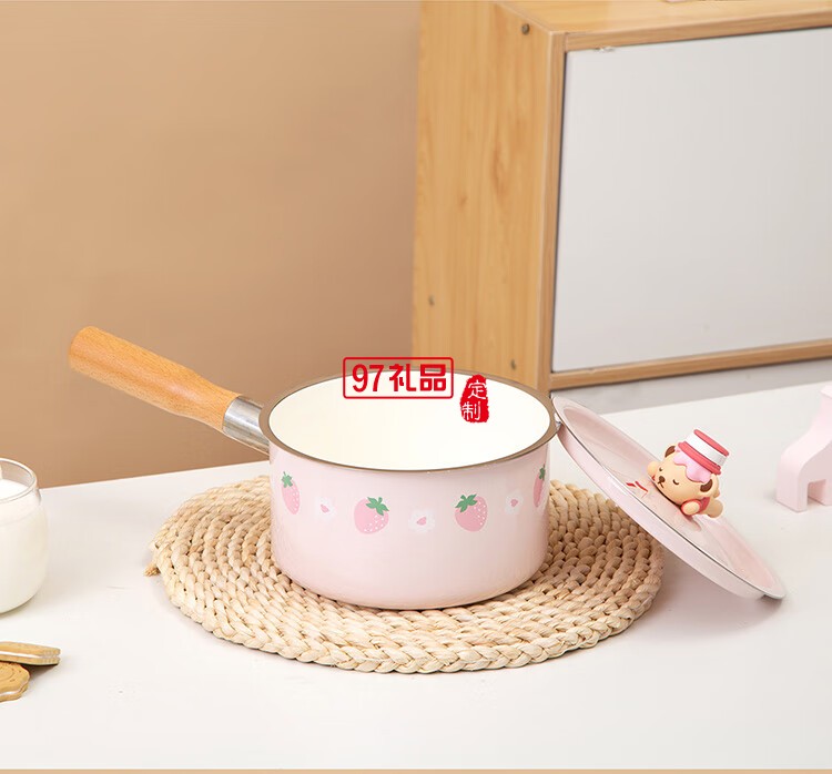 so.home泰迪珍藏琺瑯奶鍋搪瓷輔食煲湯煮奶大容量奶鍋