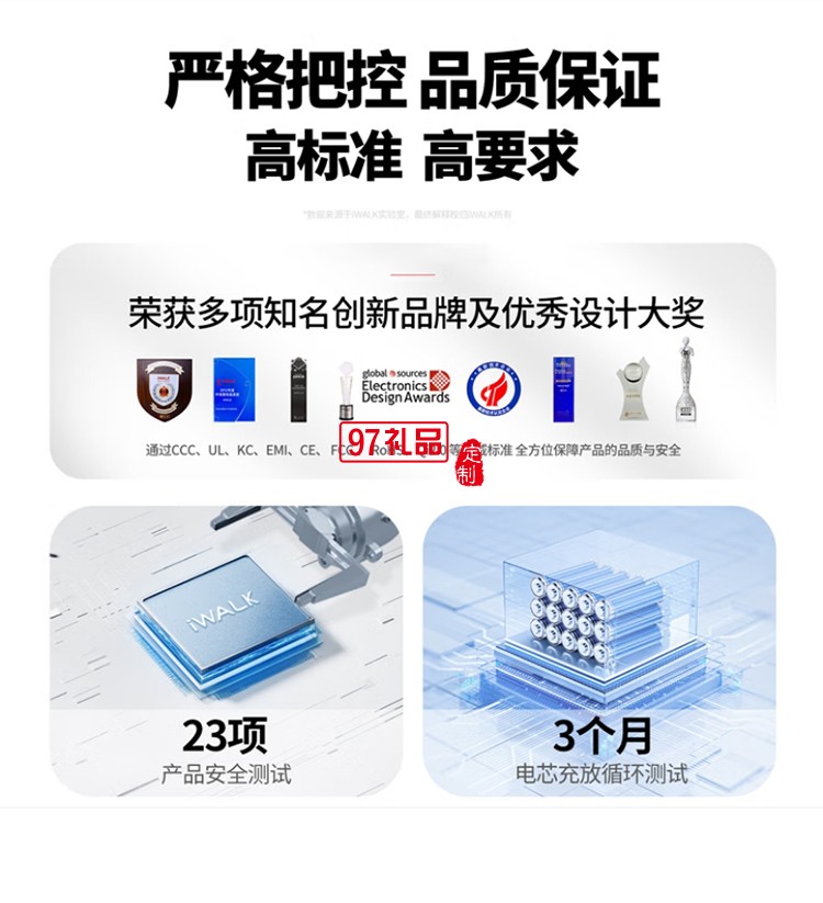 4500毫安15W 快充尾插移動電源