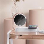 全息投影裸眼3D無線充小夜燈15W快充可旋轉(zhuǎn)LED屏幕床頭無線充夜燈