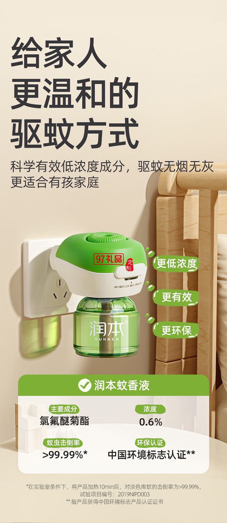 潤本夏季驅(qū)蚊定制套裝