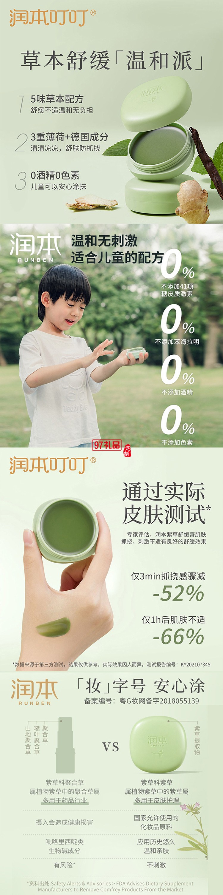 潤本夏季驅蚊定制套裝