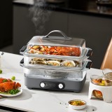 藍(lán)寶·玻璃電蒸鍋+玻璃燉盅套餐