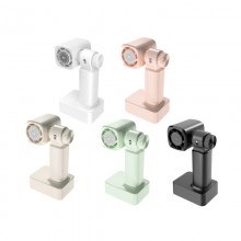 新款高速桌面小風扇旋鈕調(diào)節(jié)4800mah充電手持風扇fan私模