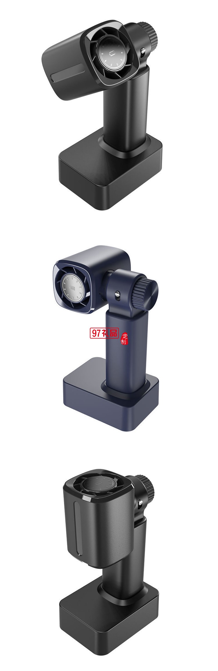 新款高速桌面小風扇旋鈕調節(jié)4800mah充電手持風扇fan私模