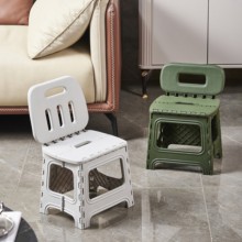 折疊椅可折疊塑料餐桌椅休閑椅靠背現(xiàn)代簡約風免安裝學生宿舍凳子