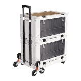 戶外折疊拉桿箱可爬樓拉桿車野餐露營(yíng)推車擺攤拖車便攜買菜小拉車