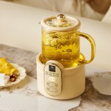 康寧迷你養(yǎng)生壺養(yǎng)生杯全玻璃小型電燉杯電熱杯煮花茶壺燒水壺 辦公室熱牛奶