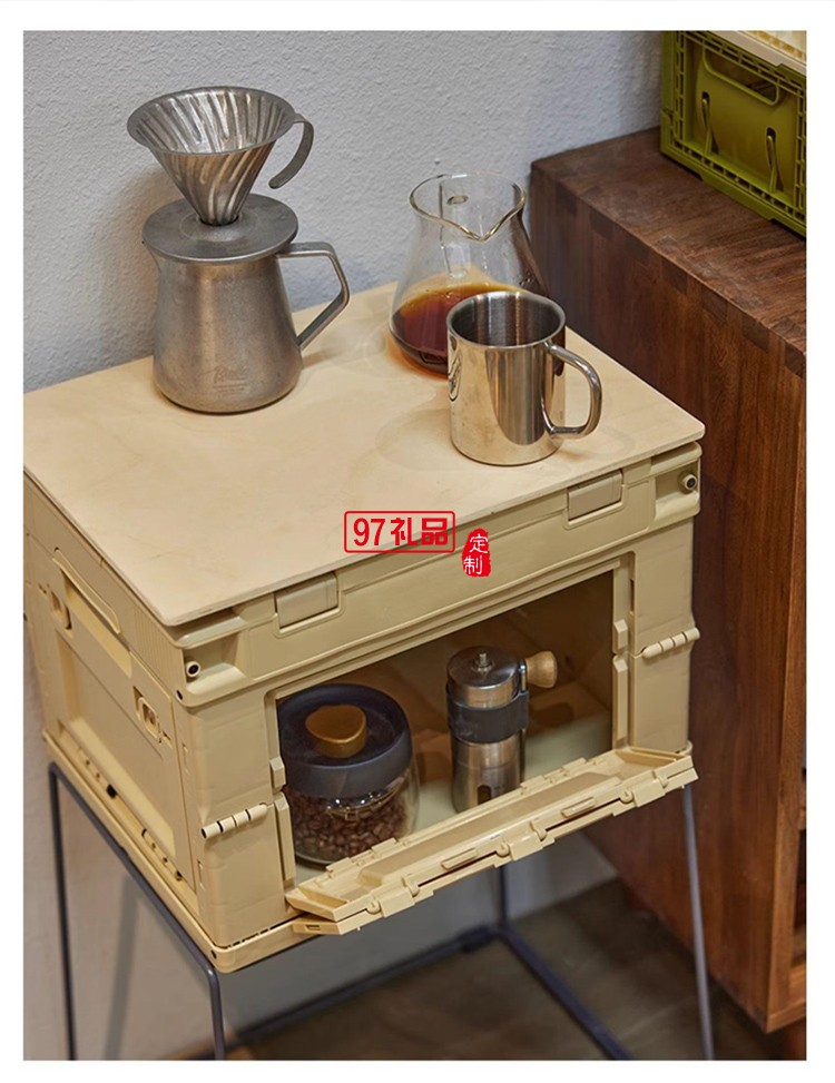 君華仕（GENVAS）    雙開門折疊收納箱