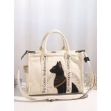 蓋亞安德森貓系列刺繡手提斜挎包