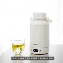 Glasslock便攜式燒水壺保溫一體家用旅行全自動加熱電煮恒溫水壺