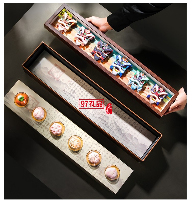 金華火腿中秋月餅禮盒中秋送禮企業(yè)團(tuán)購(gòu) 獅來運(yùn)轉(zhuǎn)禮盒