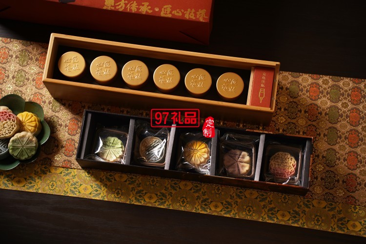 大國風采中秋新款月餅禮盒包裝高檔手提禮品盒創(chuàng)意套裝