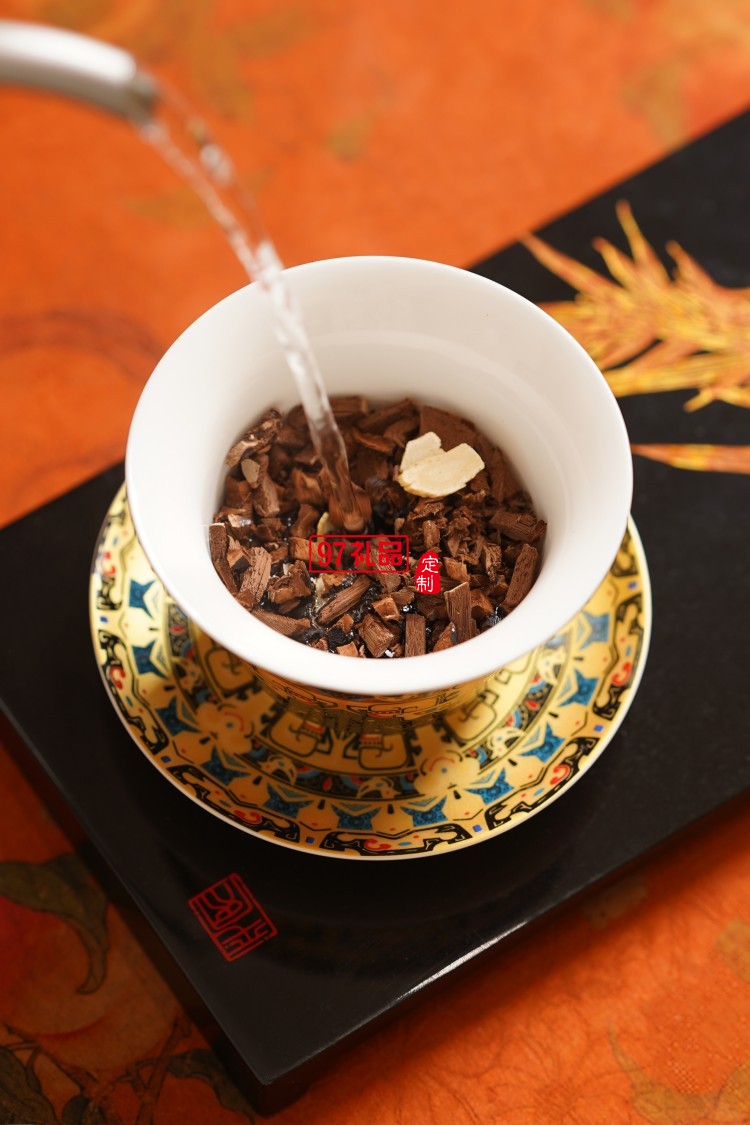 月映金秋中秋竹制相框手提月餅禮盒