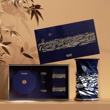 山河共月旋轉(zhuǎn)燈月餅定制高檔中秋禮盒