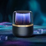 音樂(lè)曜石 藍(lán)牙音箱 電腦桌面仿水晶琉璃4音響材質(zhì)HIFI氛圍燈