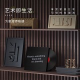 桌面歌詞音箱懸浮字幕黑膠唱片藍牙音響家用客廳臥室音響智能家居生日禮物 